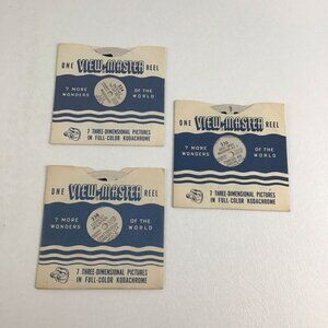 View Master Reel Set Smoky Mountain 3D Pictures In Full Color Kodachrome Vintage